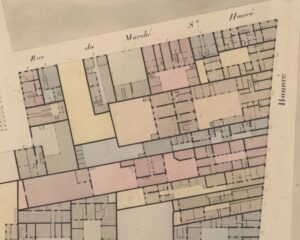 Plan Vasserot. Detail of a sheet